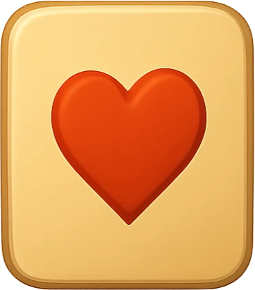 card-heart decor